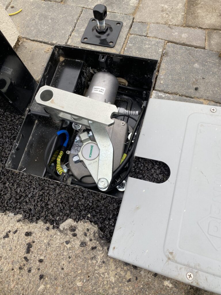 underground gate motor replacement